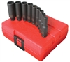 1812 Sunex Tools 9 Pc. 6-Point Deep Metric Impact Socket Set