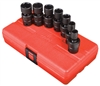 3654 Sunex Tools 7 Pc. 6-Point Universal Fractional Impact Socket Set