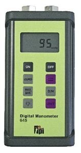 645NPT TPI Dual Differential Input Manometer 645Npt With A608 Stainless Steel Compression Fittings A091 And A604