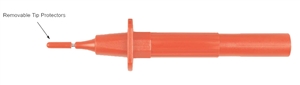 A055R TPI Red Test Prod With Stainless Steel Tapered Test Lead Tip