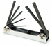 12708 Titan 7pc Metric Folding Hex Key Set