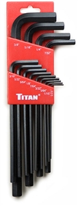 12718 Titan 13pc SAE Long Arm Hex Key Set