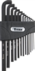 12737 Titan 13 Piece SAE Low Profile Hex Key Set