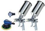 19223 Titan 4pc HVLP Dual Setup Spray Gun Kit