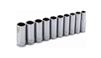 68700 Titan 10pc. 3/8in Drive 12-Point Deep Socket Set