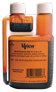 483208 Uview Multi-Purpose Dye Bottle 8oz Services Up To 8 Vehicles