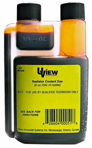 483908 Uview Radiator Coolant Dye Bottle 8oz Services Up To 8 Vehicles