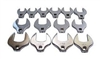 7814 V8 Hand Tools 14 Pc. Jumbo Crowfoot Wrench Set - Fractional 1-1/16” To 2”