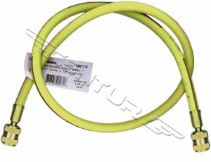 RA19078 Robinair 36 Yellow Quick-Seal Enviro-Guard Tank Hose R134A DISCONTINUED SEE 19078 Hose