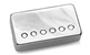 Seymour Duncan Trembucker Humbucker Pickup Cover - Nickel 2 3/32" Hole Spacing