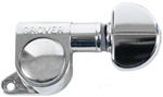 Grover 205CL6 Mini Rotomatic Tuning Machines Left Handed Inline 6 Chrome