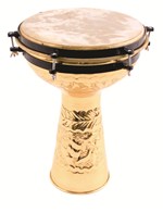 Grover GV-W510B Trophy Engraved 10" Brass Doumbek