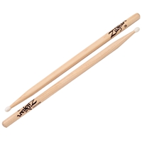 Zildjian HIckory Series 2B Nylon Tip Natural Drumstick 2BNN