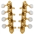 Grover 409G A-Style Mandolin Tuning Machines 4 x 4 Tuners Set - Gold  with Pearloid Buttons