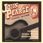 John Pearse 700M Medium .013-.056 Phosphor Bronze Acoustic Guitar Strings
