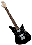 Sterling By MusicMan AL40-BK-R1 Albert Lee 6-String Electric Guitar - Black