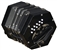 Trinity College AP-1120 Anglo-Style 20-Button Concertina - Black w/ Bag