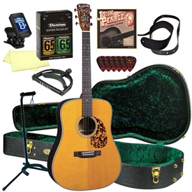 Blueridge BR-160 Dreadnought Acoustic Guitar Deluxe Package Combo Bundle