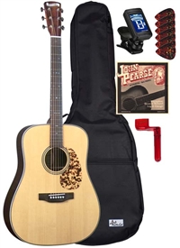 Blueridge BR-160A Adirondack Dreadnought Acoustic Guitar Package - Starter Bundle