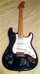 Zac Brown Band Autographed Strat Style Electric Guitar 100% Authentic - Signed by Band