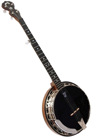 Deering Black Diamond Banjo 5 String Professional Resonator Banjo. Free Case, Setup and Shipping!