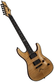 Dean Custom 450 Flame Top Solid-Body Electric Guitar EMG w/ Hard Case in Gloss Natural - C450 FM GN