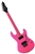 Dean Custom Zone Solid Body Electric Guitar with 2 Humbuckers in Florescent Pink