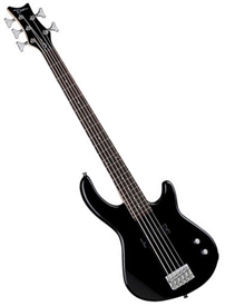Dean Edge 09 5 String Bass Guitar in Classic Black