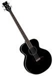 Dean Acoustic Electric Bass Guitar in Classic Black