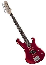 Dean Hillsboro Junior 3/4 Size Electric Bass Guitar in Metallic Red