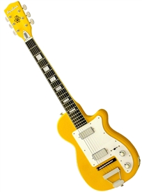 Airline H44 2P DLX 2-Pickup Electric Guitar Copper or Yellow