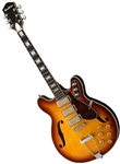 Airline H77 1960's Harmony Tribute Hollowbody Electric Guitar - Honeyburst