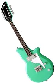 Airline 8-String Electric Mandola - Seafoam Green, Black