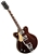 Eastwood Classic 6 Deluxe Hollowbody Electric Guitar - Walnut, Orange, White, Black, Green