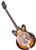 Eastwood Delta 6 Electric Dobro Resonator Guitar Sunburst, Black or Seafoam Green