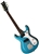 Eastwood Sidejack DLX 6-String Electric Guitar Blue, Sunburst, Black, Green