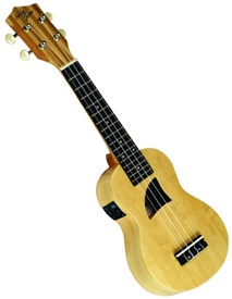 Eddy Finn EF-22-TE Bamboo Tenor Acoustic/Electric Ukulele Uke