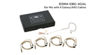 Galaxy Audio ESM4-OBG-4GAL Single Ear Headset Microphone - Galaxy/AKG Cables