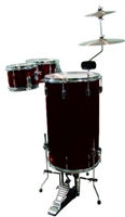 GP Percussion Cocktail Drum Set GP75WR - Wine Red