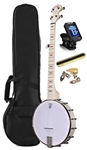 Instrument Alley Goodtime Banjo 5 String Open Back Banjo Package Openback