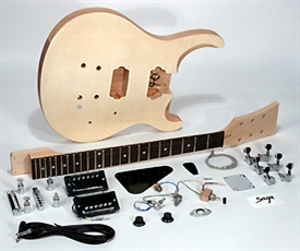 Saga HT-10  Do It Yourself PS-Style Build Your Own Guitar Kit - Builders Package