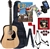 Johnson JG-610 Steel String Acoustic Guitar Chord Buddy Play Now Package