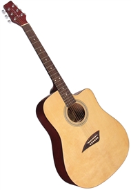 Kona K1 Series Acoustic Dreadnought Cutaway Guitar K1