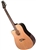 Kona K1EL Left Handed Cutaway Acoustic/Electric Guitar - Natural Gloss