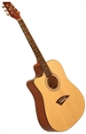 Kona K1L Left Handed Acoustic Dreadnought Cutaway Guitar