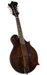 Kentucky KM-606 Deluxe All Solid Spruce & Maple F-Model Mandolin - Hand Rubbed Walnut Finish