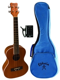 Kohala KP-T Tenor Kanikapila Ukulele Package Uke Book, Bag, Tuner