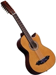 Lucida LG-BS1-E Bajo Sexto Mexican 12 String Acoustic/Electric Guitar