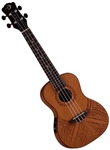 Luna Tapa Solid Cedar Top Ukulele Concert Body Size Uke w/ Bag UKE TAPA CDR