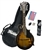 Washburn M3EK F-Style Acoustic/Electric Mandolin Package Starter Combo Pack with Bag,Strap,Picks,Tuner